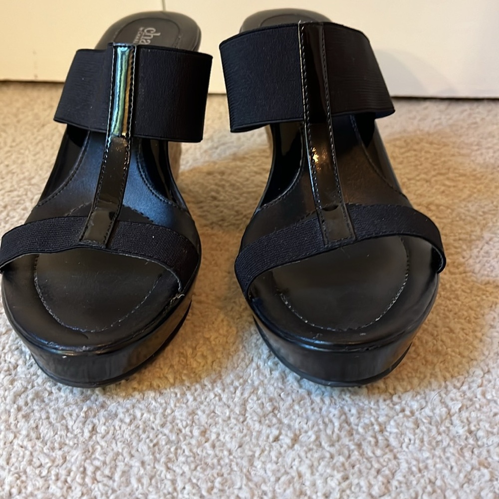 Charles by Charles David jute wedge sandals - Picture 3 of 8